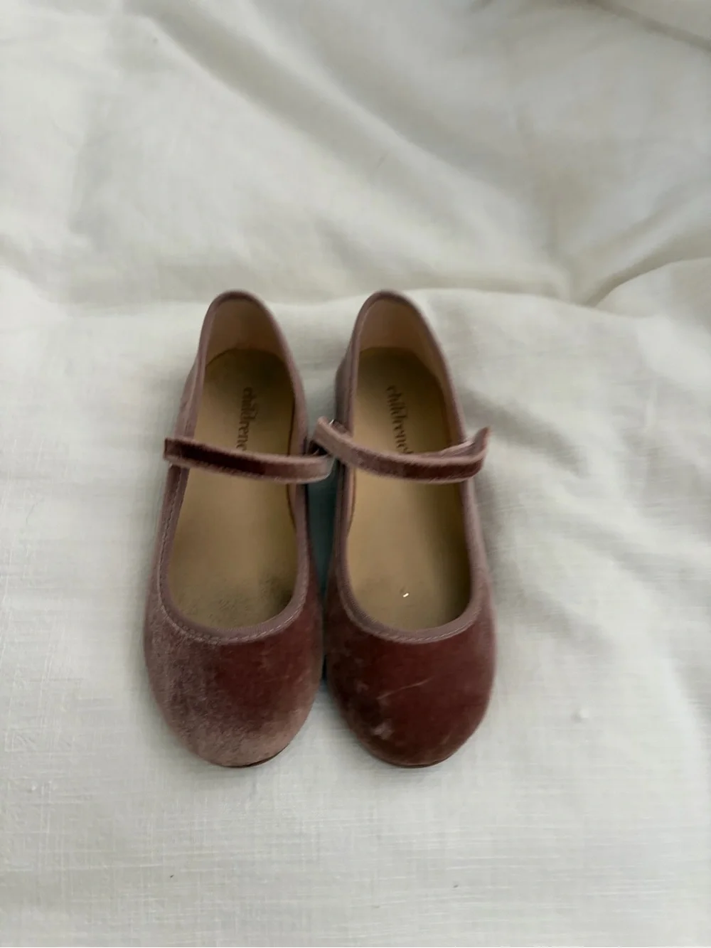 The Children's Place Velvet Mary Jane Shoes in Brown